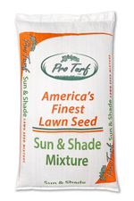 Lifetyme Pro Turf Sun and Shade Mixture bag, a high-performance lawn seed blend for landscapers, property managers, and homeowners